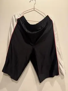 バスパン　スポーツショートパンツ ブラック ホワイトのサムネイル