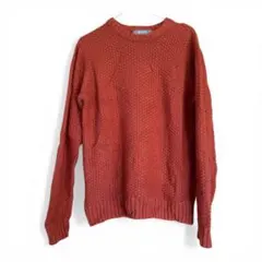 nano UNIVERSE オレンジ ニットセーター S