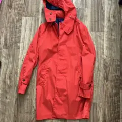 ノースフェイス　パープルレーベル　ステンカラーコート　レッド　赤