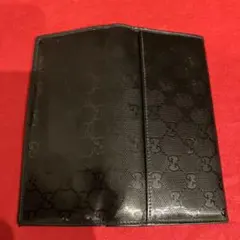 【現品限り】　Gucci ブラック GGパターン 長財布