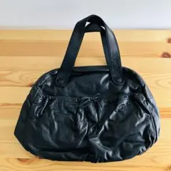 【新品・レア】repettoレペット 本革 レザーバッグ　ブラック　イタリア製のサムネイル