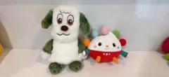 ワンワン、ぽうぽぬいぐるみ