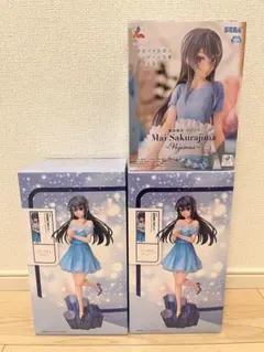 桜島麻衣 フィギュア3点セット