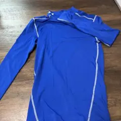 青 長袖 アンダーシャツ 速乾性