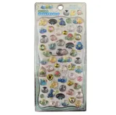 ジュエルプチドロップ シール ふわふわとりのなかまたち ストーン付き【正規品】