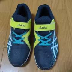 asics キッズスポーツシューズ ネイビー/イエロー　25センチ　25cm