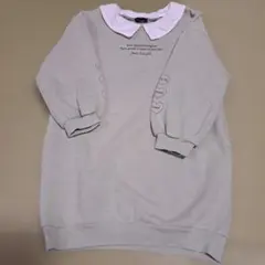 JENNI love 裏起毛 長袖ワンピース グリーン