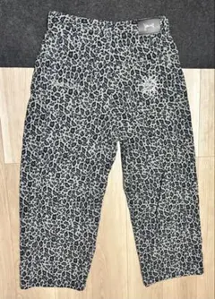 NOREMID デニムパンツ レオパード柄【Lサイズ】ノーリミッド