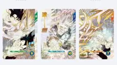 ドラゴンボール ダイバーズ オフィシャルデッキケース 40th　カードのみ　3枚