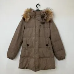 Ray Beams ダウンコート ラクーンファー ダッフル風 ダウン80%のサムネイル
