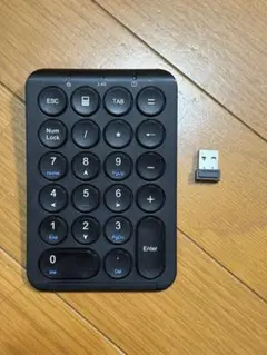 ワイヤレス テンキー 2.4GHz USBレシーバー付きのサムネイル
