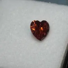 ブラジル産シトリン0.40ct5.0×5.0mmハート型 - メルカリ