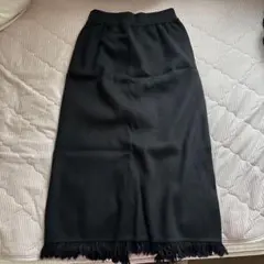 タイトニットロングスカート