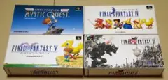 【各種外箱&説明書付き】ファイナルファンタジー スーパーファミコン 4点セット