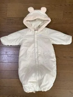 MIKI HOUSE(ミキハウス)＜60-80＞耳付きジャンプスーツ