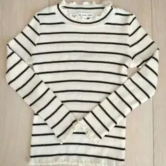 GLOBAL WORK グローバルワークストライプ長袖カットソー L