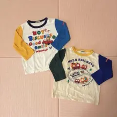 ミキハウス　ホットビスケッツ　ロンT まとめ売り　90サイズ
