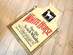 80´s WHITE HORSE ビンテージ スコッチウイスキー エプロン企業物