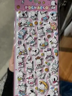 ポチャッコ　マシュマロシール　サンリオ　海外限定　正規品　もちもちシール