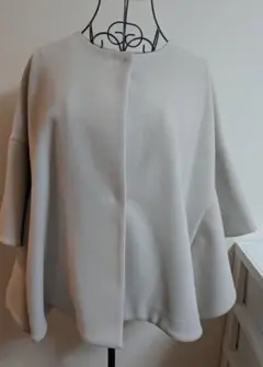 FENNEL ベージュ ポンチョ