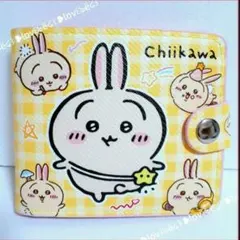 ちいかわ　財布　ボタン付き　うさぎ