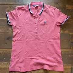 LACOSTE L!VE ラコステ ポロシャツ 半袖 ピンク M レディースのサムネイル