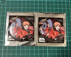 銀魂　吉原大炎上　和装　緋　缶バッジ２点　神楽