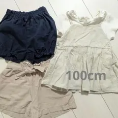 Tシャツ・ショートパンツ　女の子　100cm 3点セットのサムネイル