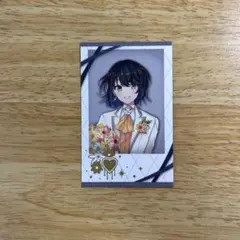 匿名配送】ましろ爻 チェキ にじさんじ 5周年 レア サイン 箔 ましろめ