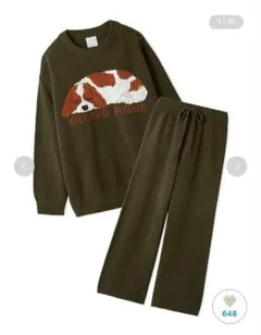 2025年最新】エアモコ SLEEPING DOG ジャガードプルオーバー&ロング