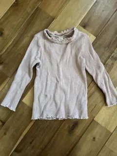 après les cours 長袖カットソー 薄ピンク　100サイズ