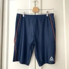【新品未使用】Reebok 水着 ネイビー＆オレンジ