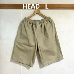 HEAD ヘッド　ショートパンツ　L ベージュのサムネイル