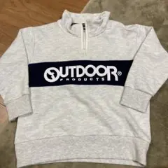 アウトドアプロダクツ　チャック付きトレーナー　120サイズ　グレー
