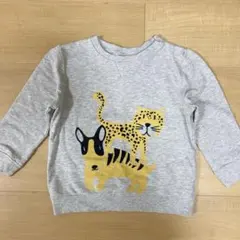 Zara BabyBoy 動物プリント トレーナー 104cm