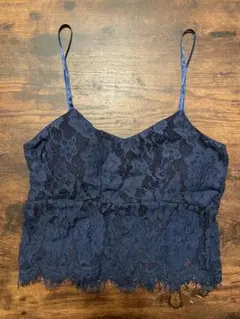 MURUA レースビスチェ　ネイビー