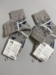 暖かモンゴル産ウール100%ソックスサイズ約22-23см 2足セット