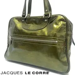 JACQUES LE CORRE パイソン型押し リスボン ハンドバッグ JACQUES LE CORRE パイソン型押し リスボン ハンドバッグ - メルカリ