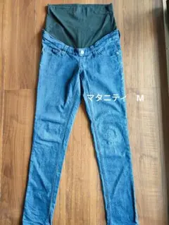 マタニティパンツ M デニムブルー