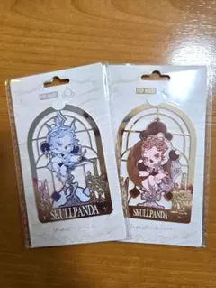 SKULLPANDA メタルブックマーク 2個セットのサムネイル