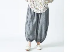 wafu.【リネンパンツ】ギュっと裾がすぼまってるパンツ ／ 亜麻