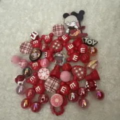 赤いビーズセット♡