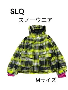 e615☆SLQ スノーウェア Mサイズ チェック柄