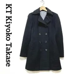 KIYOKO TAKASE タカセキヨコ　ロングコート　黒　9号　/B108のサムネイル