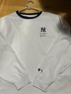 New York Yankees 長袖トレーナー ホワイト