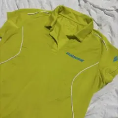 【Babolat 】テニスウェア ポロシャツ ライムグリーンのサムネイル