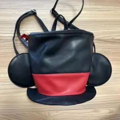 【即日発送】ミッキーマウス ブラックハット リュック バッグ