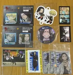 東京リベンジャーズ 東リべ 場地圭介 シール ステッカー コースター まとめ売り