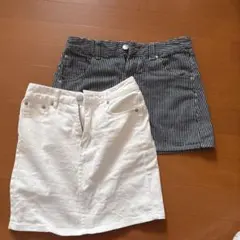 ショートパンツ2点セット　y2k 平成ギャル