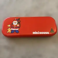 MIKI HOUSE 赤い筆箱 サンタデザインのサムネイル
